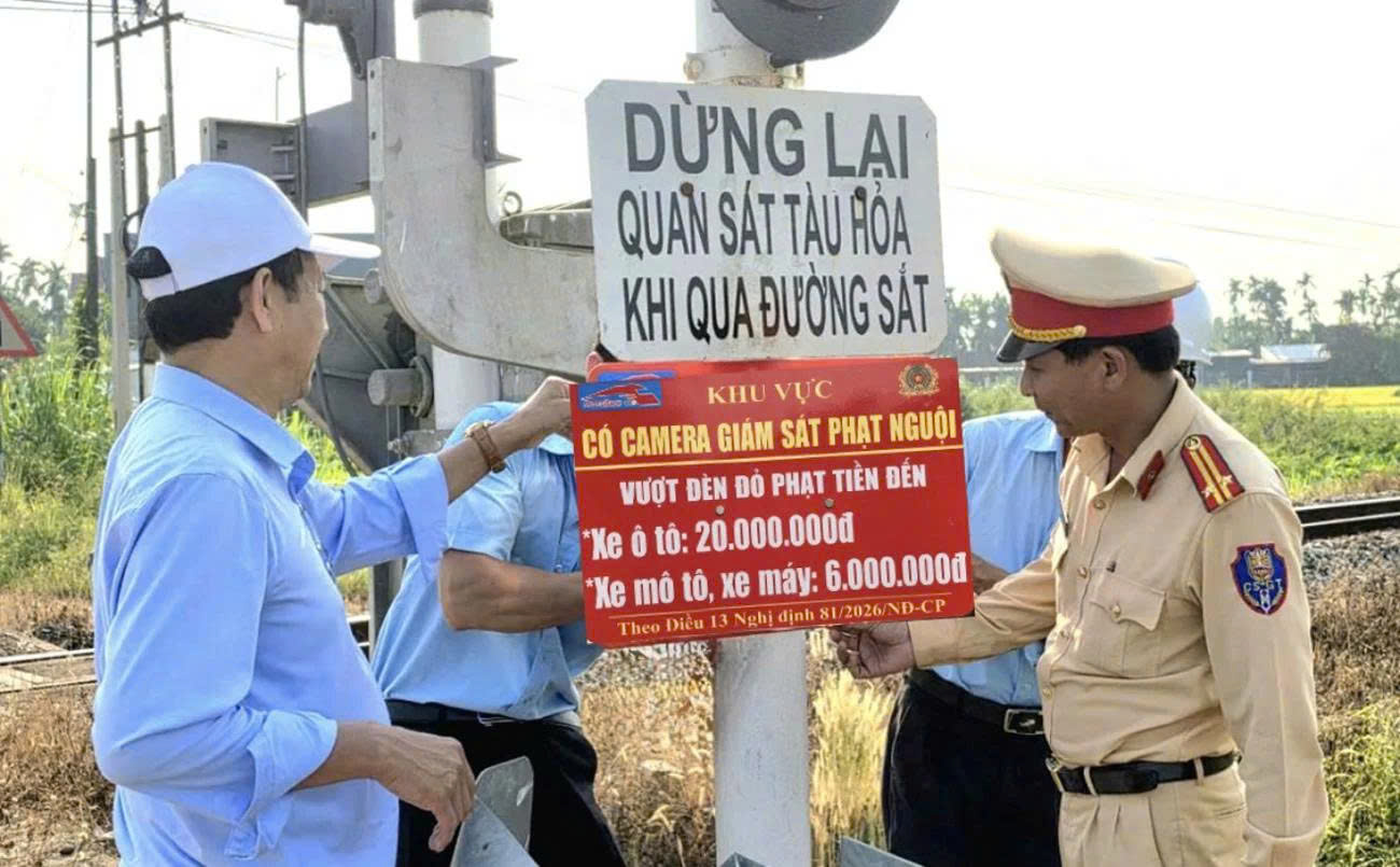 Cảnh báo phạt nguội vi phạm an toàn đường sắt, mức phạt tới 20 triệu đồng 2 z7836878466048 4294e6af2cbd9ac33205e5dc0418ca8f
